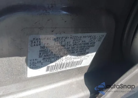 2013 Nissan Sentra Fe+ S из США, поврежденный, VIN 3N1AB7AP7DL799726